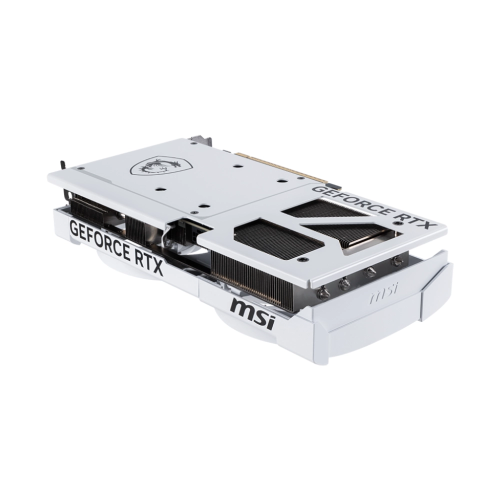 MSI Nvidia Graphic Card RTX 5070 12GB DDR7 Ventus 2X OC White Dual Fan view 4